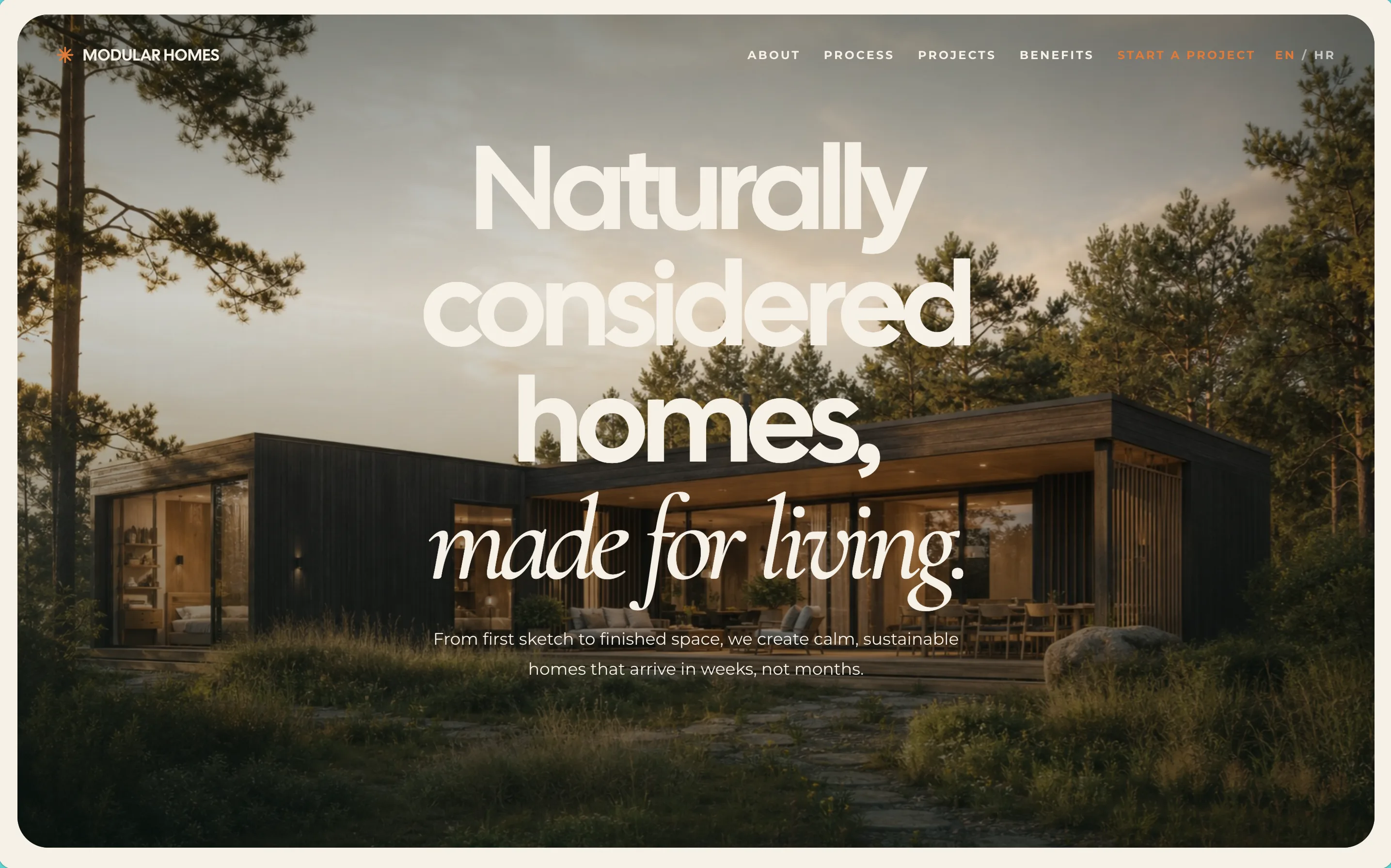 Modular Homes website